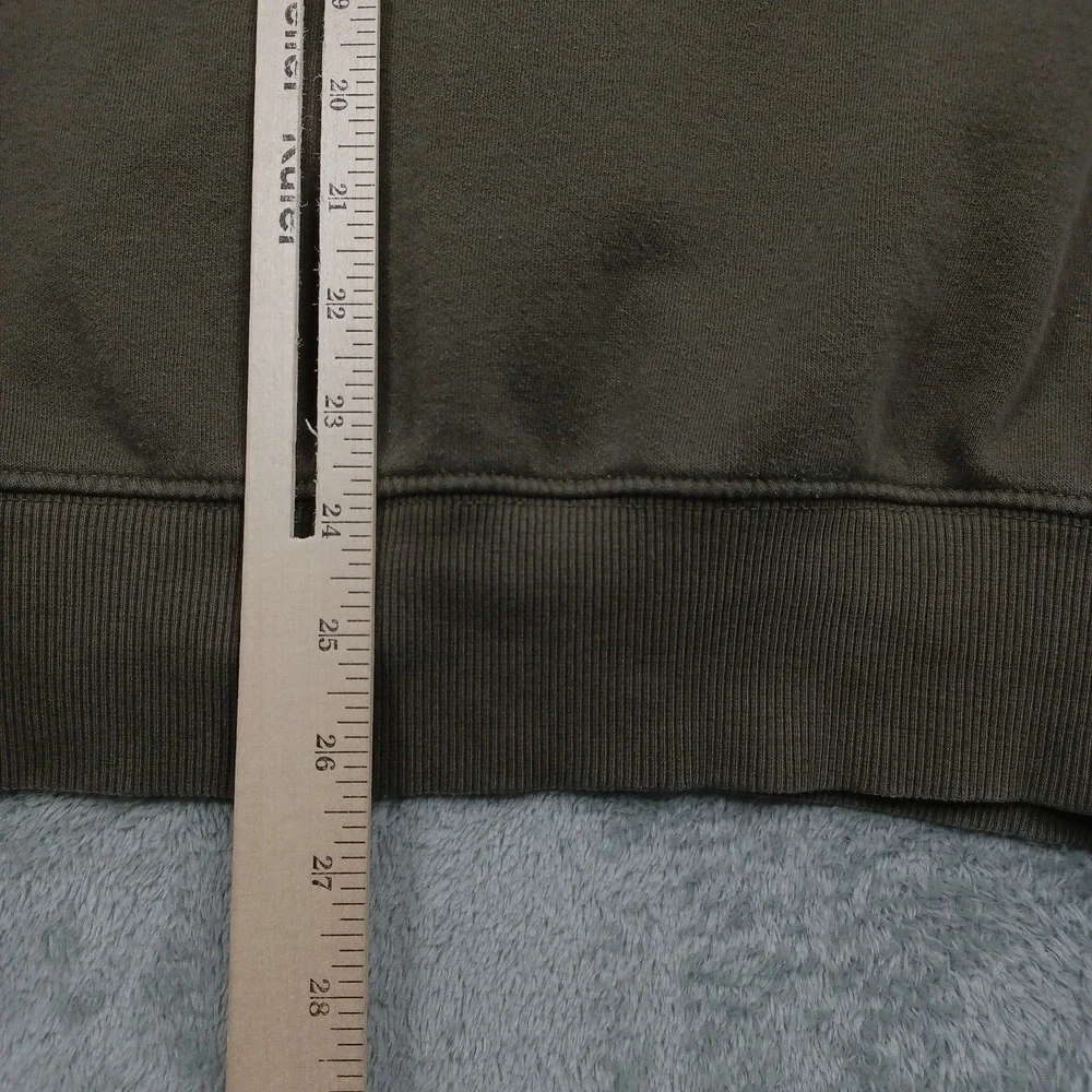 North Face Sweater Mens Large Green Hoodie Bear‎ Outdoor Casual